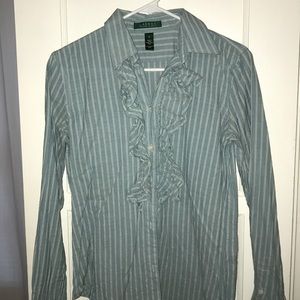Ralph Lauren Blouse *Size Small*NEW with Ruffles
